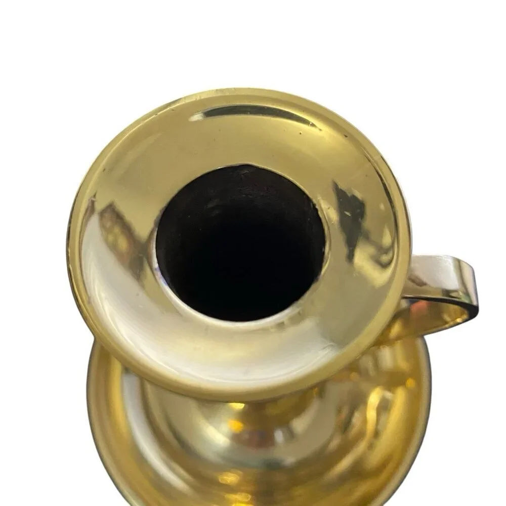 Brass Chamberstick Candle Holder 4.5